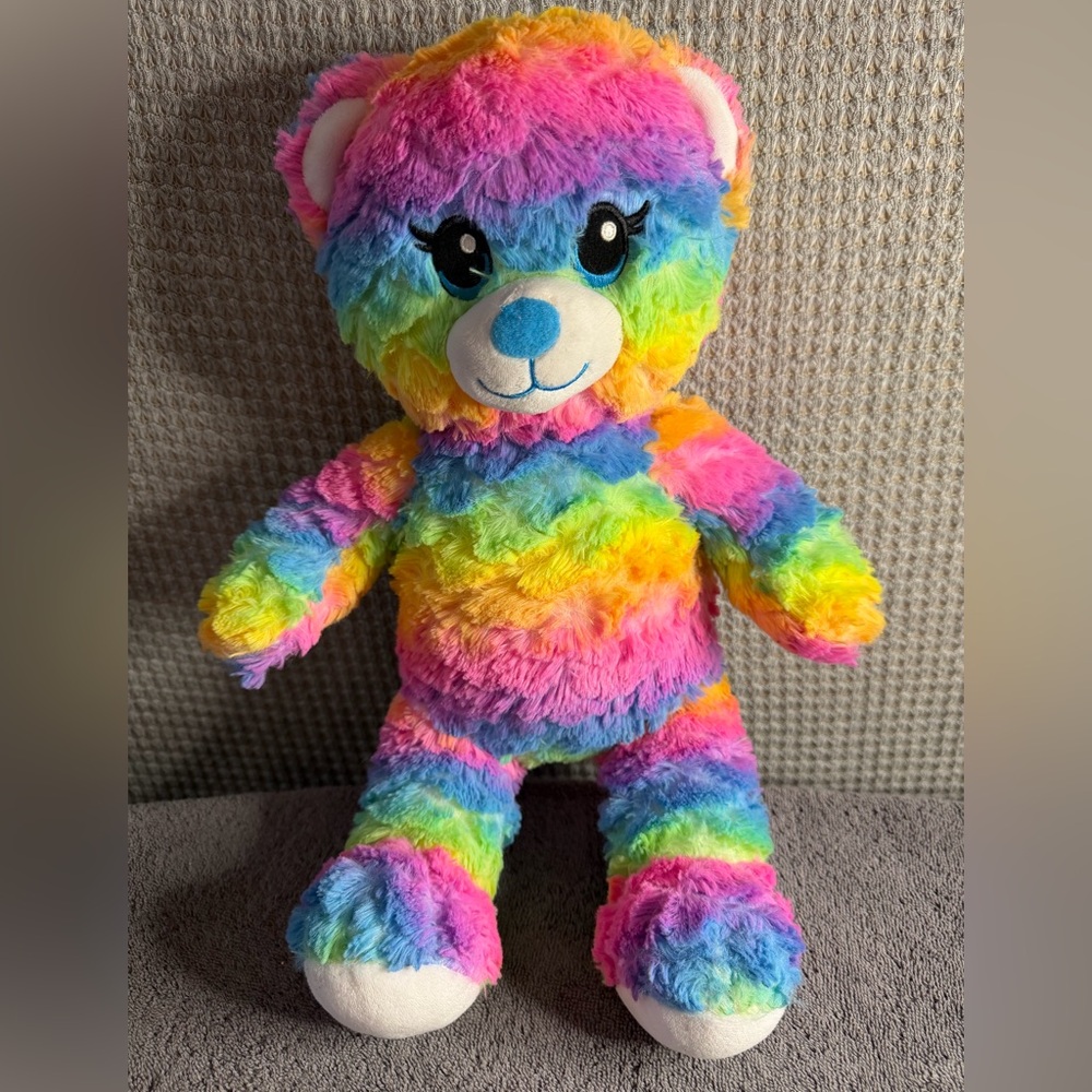 Build-A-Bear Colorful Plush Bear